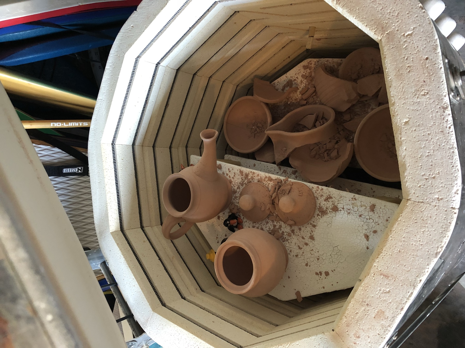 In-progress photo 36: making pottery