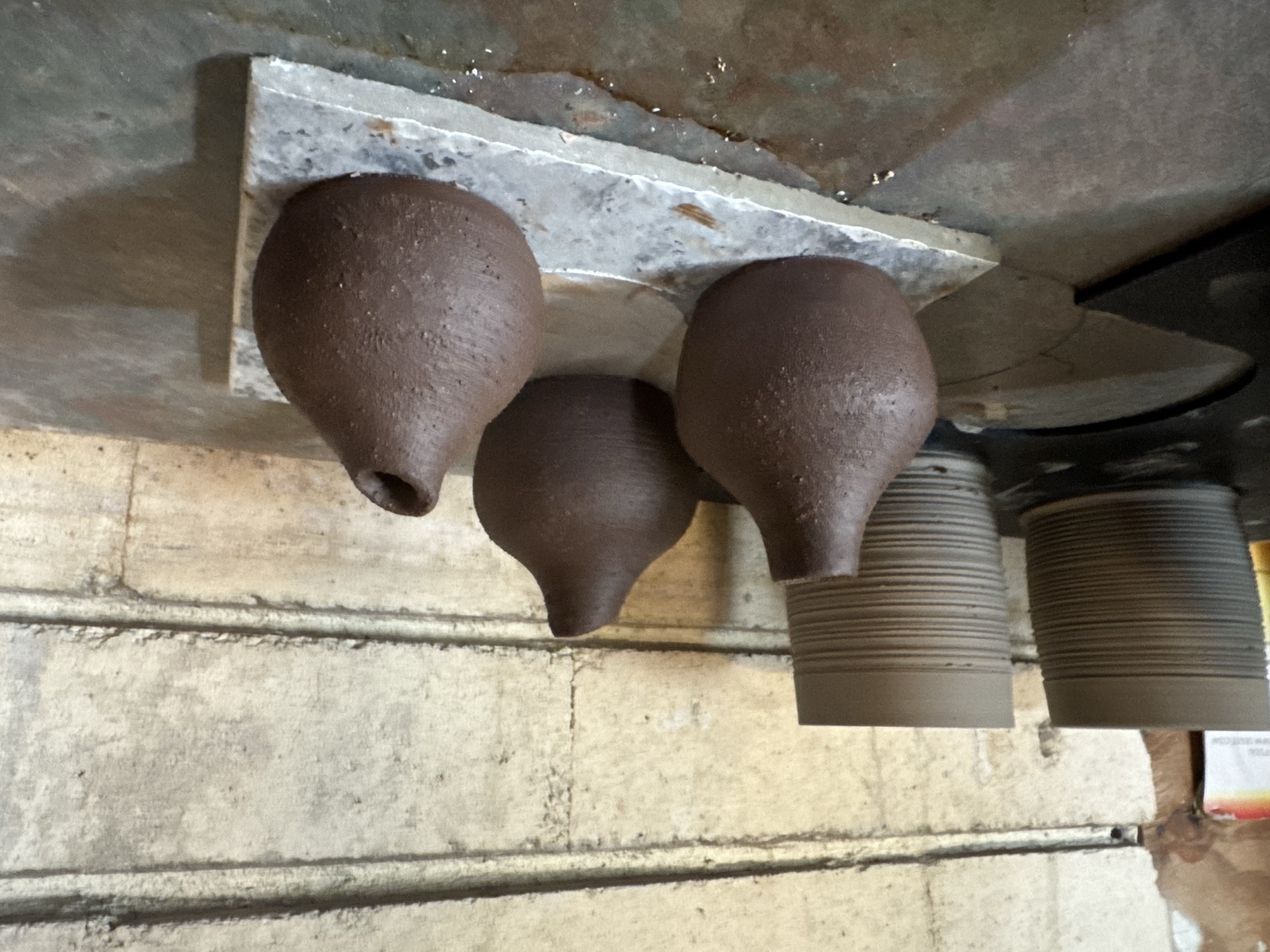 In-progress photo 7: making pottery