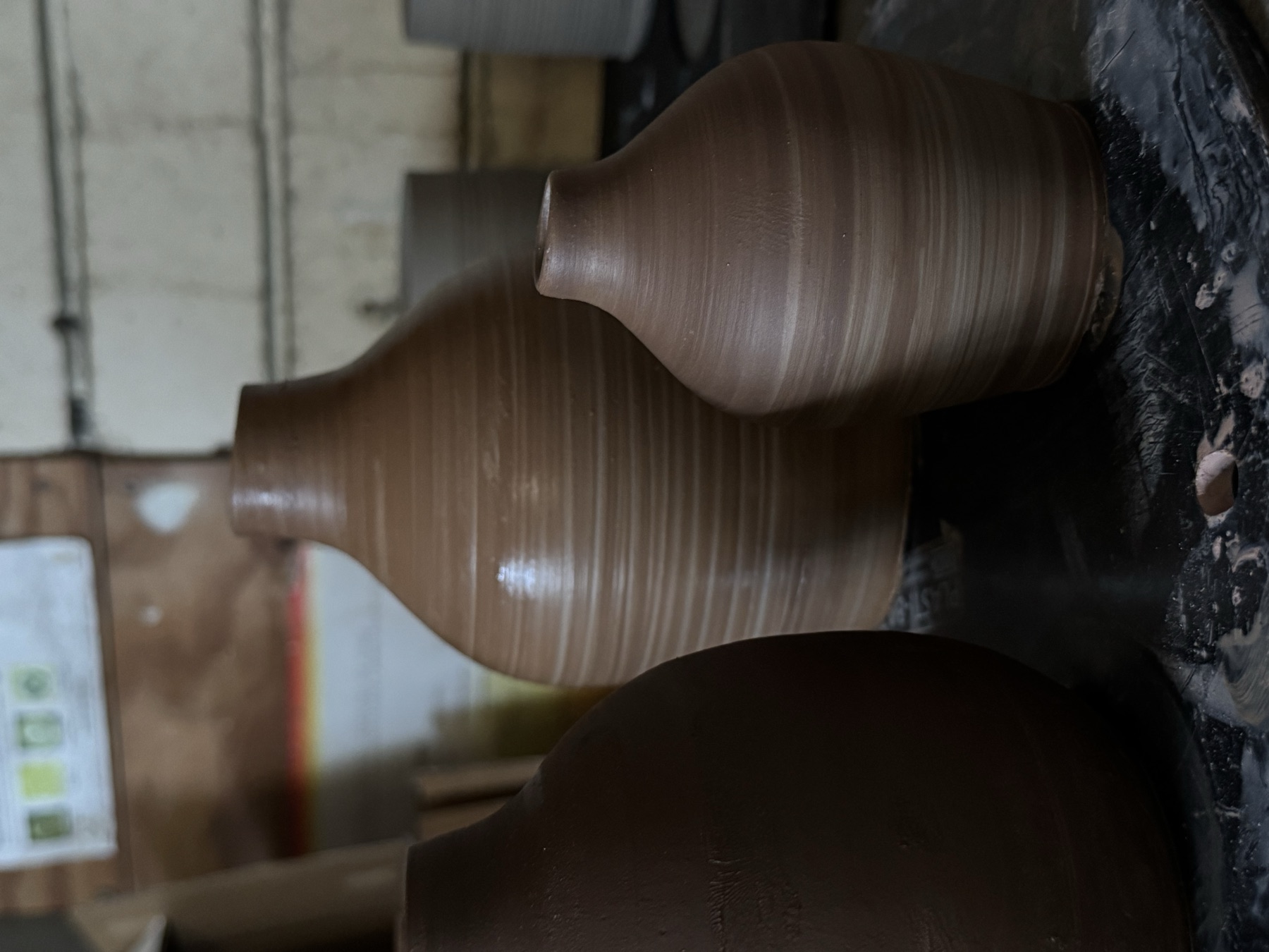 In-progress photo 4: making pottery