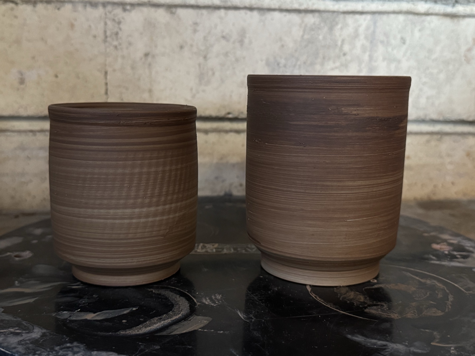 In-progress photo 8: making pottery