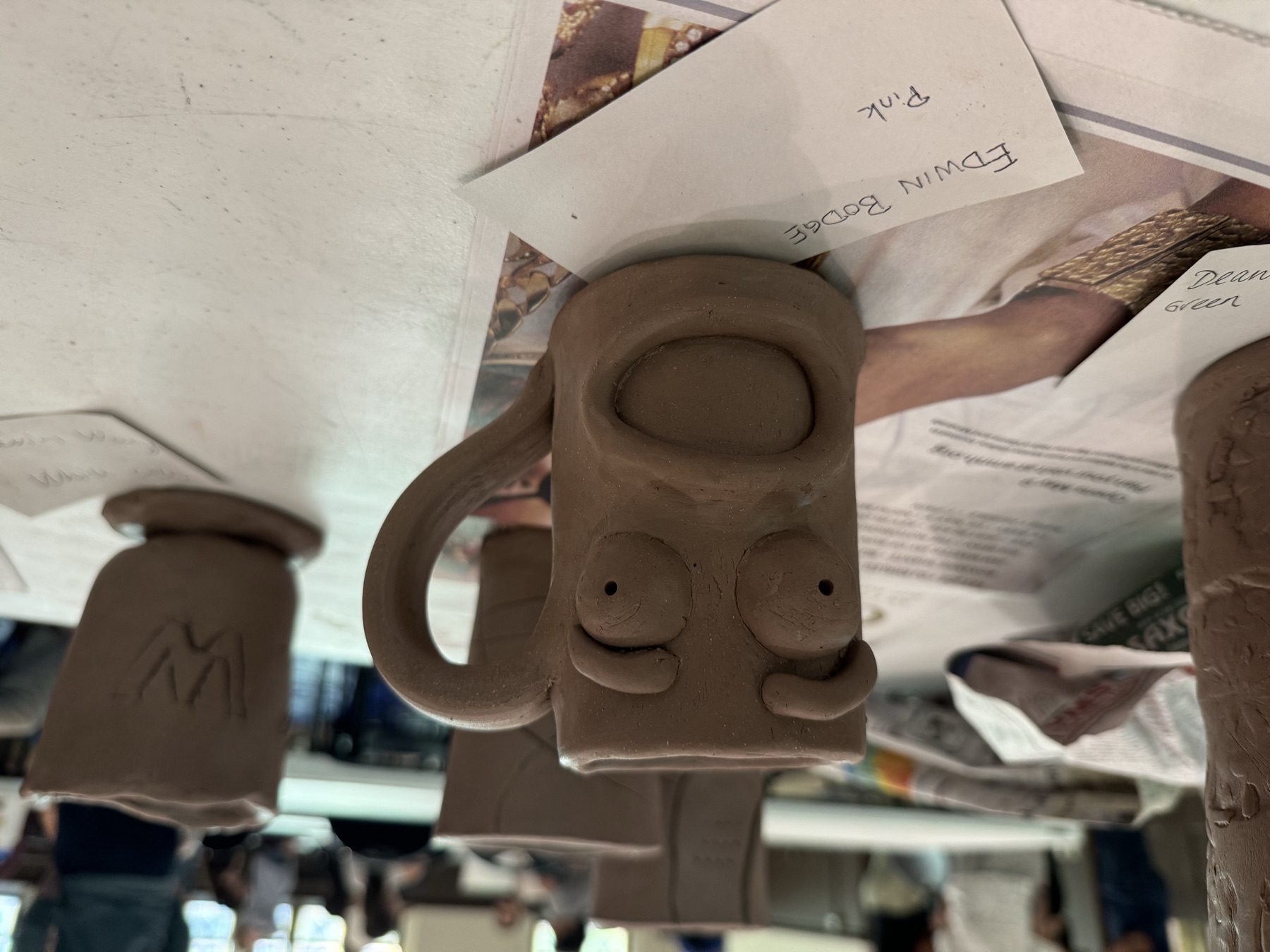 In-progress photo 18: making pottery